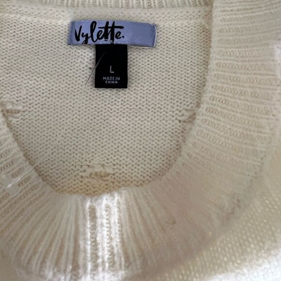 Vylette Pom Pom crew neck sweater - Picture 4 of 5